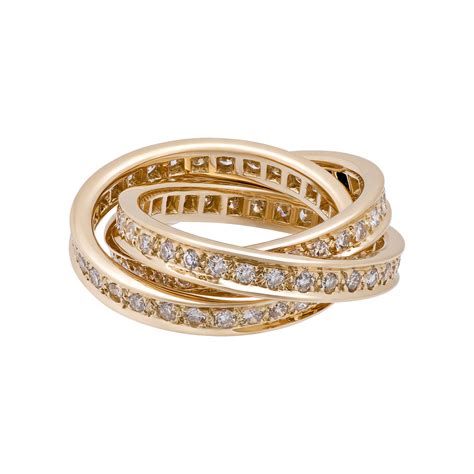 cartier ring gold - cartier gold rings for women.